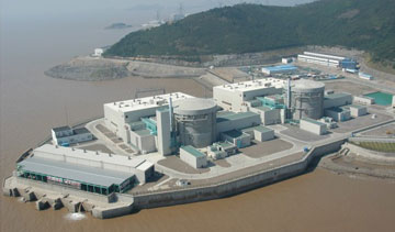 A Candu nuclear reactor in China. PHOTO Atomic Energy of Canada Limited (AECL)