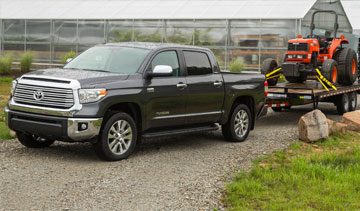 The Toyota Tundra full-size pick-up truck. is built in the company's Texas plant. PHOTO: Toyota