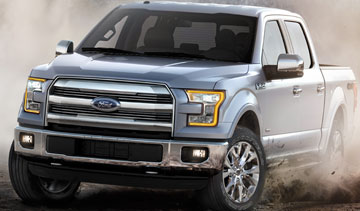 Ford is anticipating 13 weeks of down time at its two pickup truck plants in the U.S. to prepare for the launch of a new aluminum-clad F-150. PHOTO Ford