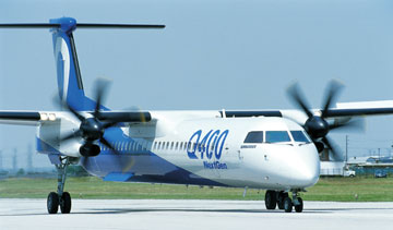 Bombardier's Q400 NextGen turboprop. PHOTO Bombardier