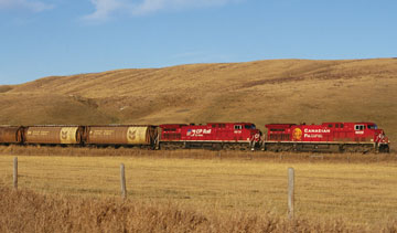 Canada is the world's third largest exporter of grain. PHOTO CP Rail