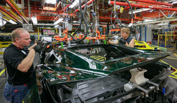 GM's Corvette assembly plant in Bowling Green, Ky. PHOTO General Motors