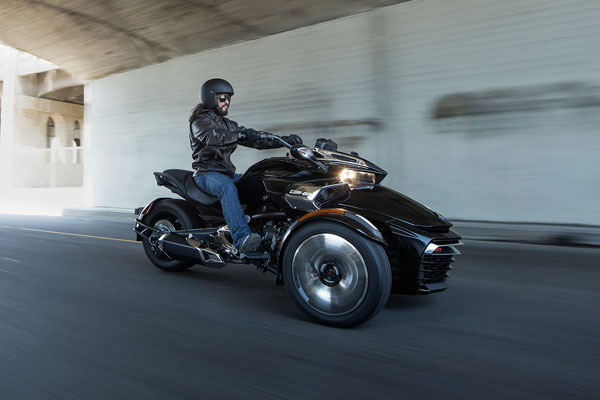 The mid-range 2015 Can-Am Spyder F3. PHOTO BRP