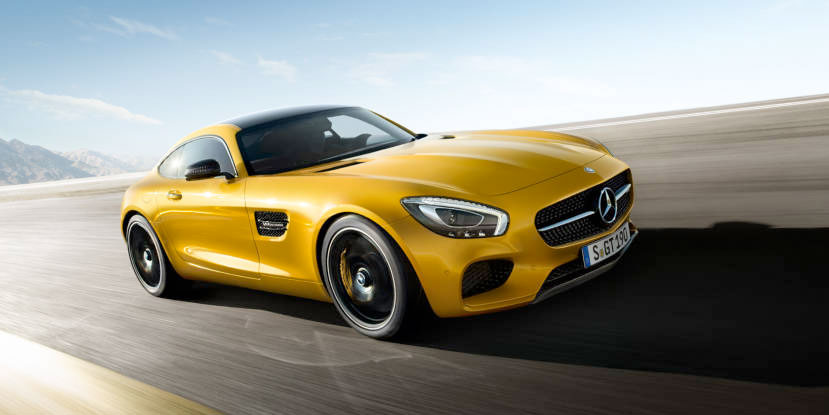 The Mercedes-AMG GT S has 510 hp and goes from zero to 100 km/h in 3.8 seconds. PHOTO: Daimler