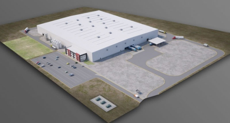 Magna's 26,400-square-meter facility will employ 600 people. PHOTO: Magna Intl.
