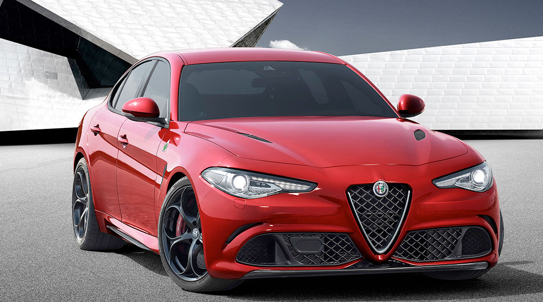 The Giulia sedan features a six-cylinder 510 HP engine inspired by Ferrari technologies, the brand's new powertrain reference. PHOTO: Fiat Chrysler Automobiles N.V.