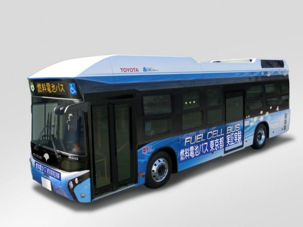 Toyota will begin testing its FC Bus on Tokyo streets July 24. PHOTO Toyota Motor Corp.