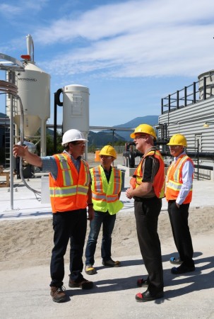 Carbon Engineering's demonstration project in Squamish, B.C. will be capable of scrubbing 2 tons of CO2 from the air daily. PHOTO: Carbon Engineering