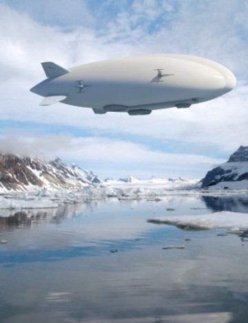 The Hybrid Airship is designed for remote cargo transport, and particularly well-suited for areas such as northern Canada where ground infrastructure is sparse, or island hopping. PHOTO: Lockheed Martin