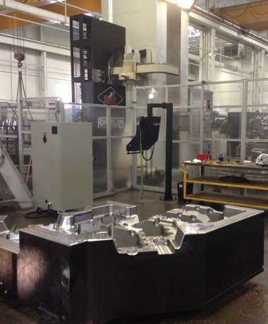 Some of Tycos' largest molds include 100,000-pound hydroform dies and injection fascia molds. PHOTO: Magna