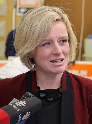 Alberta Premier, Rachel Notley, says "ignoring" climate change no way to develop energy industry. PHOTO:  Dave Cournoyer, via Wikimedia Commons 