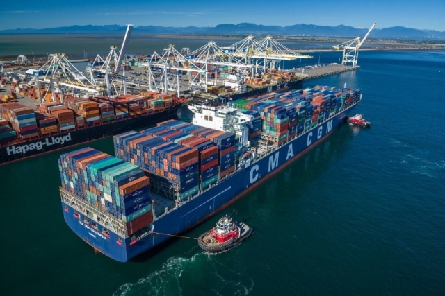 GCT Global broke ground on its $280 million Vancouver yard reconfiguration in October of this year. PHOTO: GCT Global Container Terminals Inc.