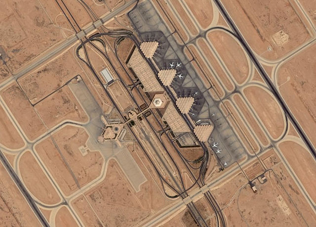 King Khalid International Airport in Saudi Arabia. Under the contract, SNC will build a district cooling system for the airport. PHOTO: Muhaidib, via Wikimedia Commons