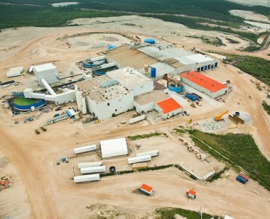 An aerial view of Cameco's Rabbit Lake operations in northern Sask. PHOTO: Cameco