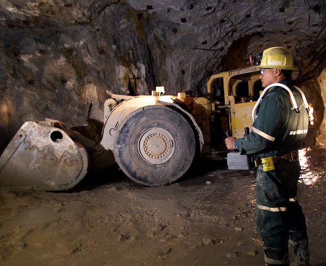 A remote control scoop tram at the Rabbit Lake mine. Cameco took a $210 million write-down on the operation in the fourth quarter. PHOTO: Cameco