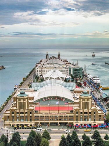 Chicago's Navy Pier. One of the high-profile VOA has designed. PHOTO: Banpei, via Wikimedia Commons