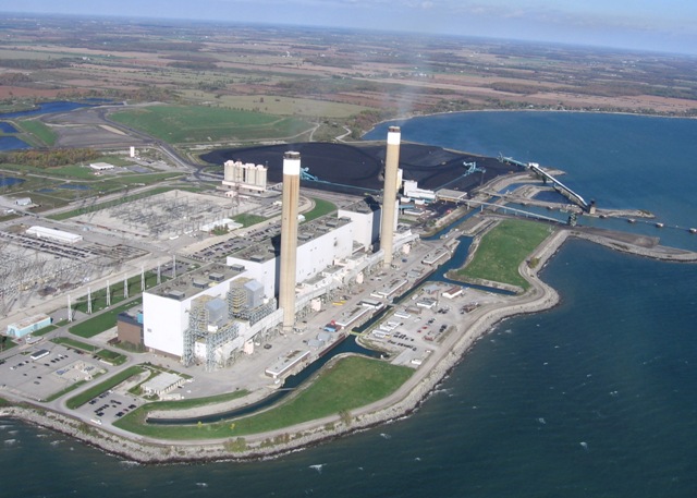 Ontario Power Generation's Nanticoke Generating Station in southern Ontario. The station stopped producing energy in 2013 as part of the province's coal phase-out. PHOTO: OPG