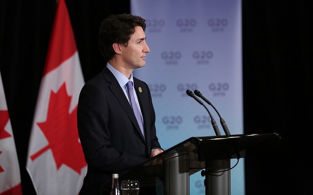 Prime Minister will present the keynote address at the Globe Conference in Vancouver March 2. PHOTO: Prime Minister of Canada, via Flickr