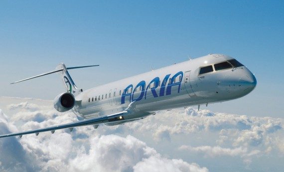 The deal for up to 10 Bombardier CRJ900s is valued at up to US$467 million. PHOTO: Bombadier