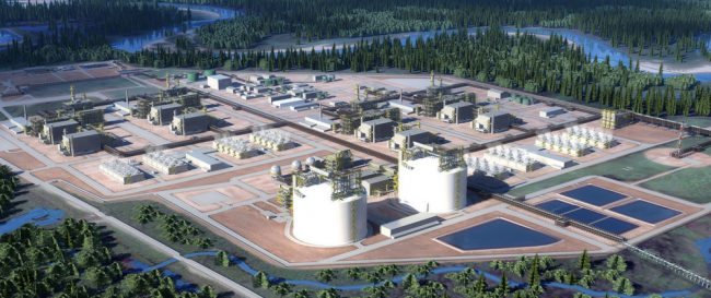 The pipeline would link B.C.'s natural gas fields with a proposed LNG export terminal in Kitimat, B.C. PHOTO: LNG Canada