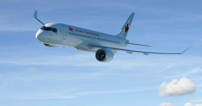 Following up a letter of intent, the Canadian airline has placed a firm order for 45 CS100s.PHOTO: Bombardier