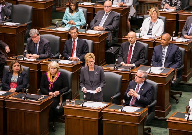 Ontario Premier Kathleen Wynne, a persistent advocate for CPP expansion, introduced a made-in-Ontario solution when a CPP deal seemed elusive. PHOTO: Premier of Ontario Photography/Flickr