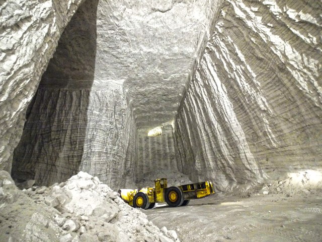 The Ontario salt mine will expand to a new level 400 feet below the mine's current depth. K+S mine in  Bernburg, Germany pictured. PHOTO: K+S