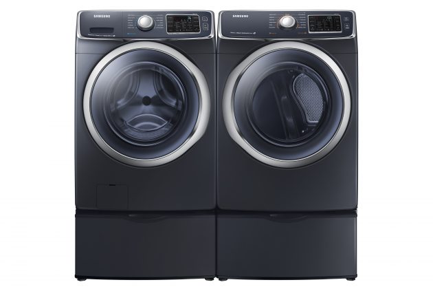 Samsung front-loading washer and dryer set. PHOTO: Samsung