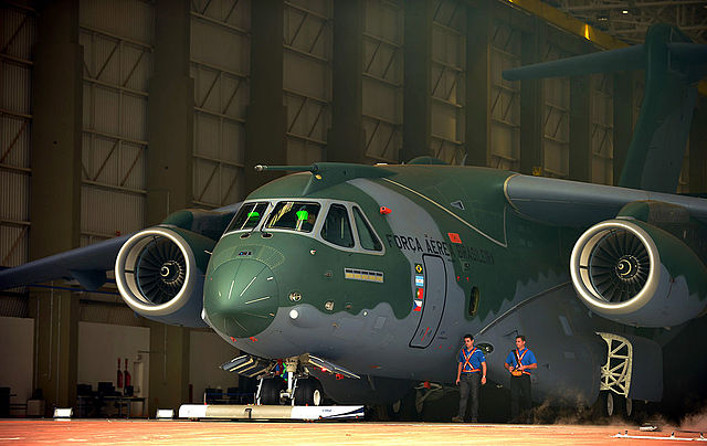 The military transport jet is the largest plane Embraer has built to date. PHOTO: Ministério da Defesa, via Flickr
